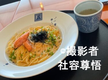 【口コミ】阪急32番街29階　洋食屋五右衛門でたらこスパゲティを食べてみた！